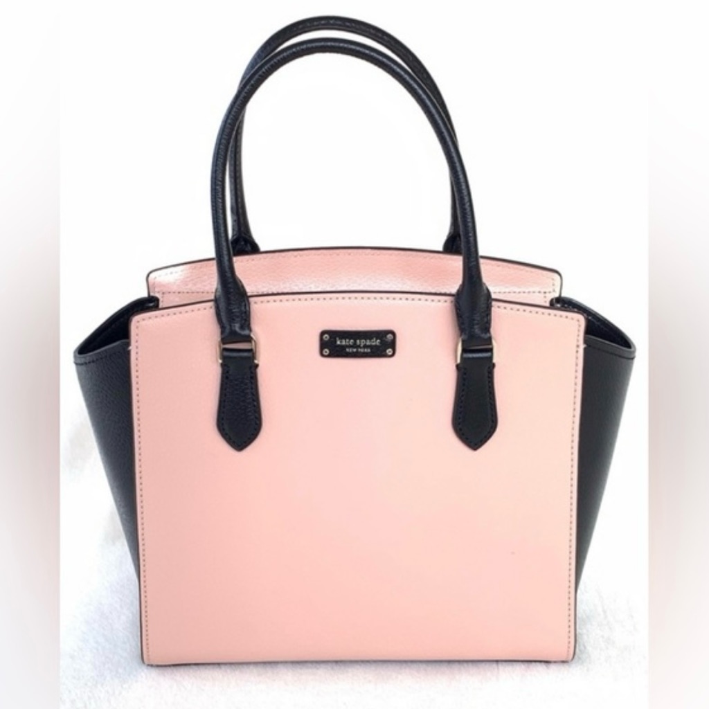 Kate Spade Pink And Black Satchel Bag